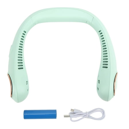 USB Charging Neck Fan Neck Fan 360AirflowOutlet LED Display For Outdoor For Travelling For Shopping Light Green
USB Charging Neck Fan Neck Fan 360AirflowOutlet LED Display For Outdoor For Travelling For Shopping Light Green