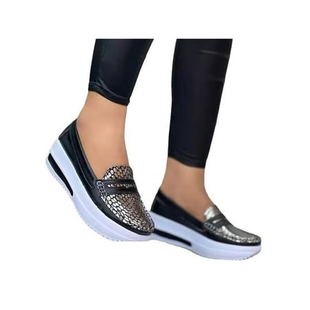 Bellella Ladies Casual Shoes Slip On Walking Shoe Platform Loafers Comfort Sneakers Work Driving Black 6
Bellella Ladies Casual Shoes Slip On Walking Shoe Platform Loafers Comfort Sneakers Work Driving Black 6