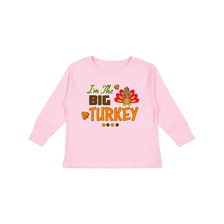 Inktastic Thanksgiving Im the Big Turkey Gift Toddler Boy or Toddler Girl Long Sleeve T-Shirt
Inktastic Thanksgiving Im the Big Turkey Gift Toddler Boy or Toddler Girl Long Sleeve T-Shirt