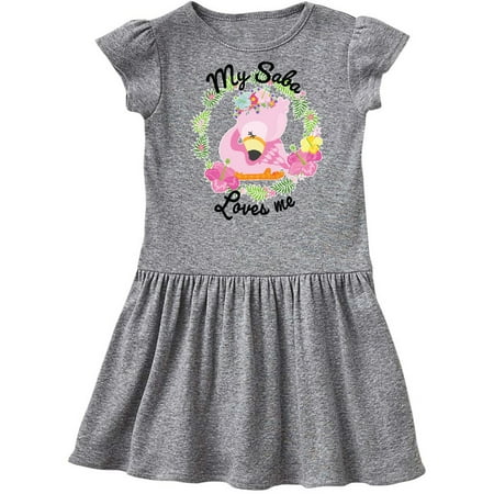 Inktastic Baby Flamingo My Saba Loves Me with Flower Wreath Gift Toddler Girl Dress
Inktastic Baby Flamingo My Saba Loves Me with Flower Wreath Gift Toddler Girl Dress