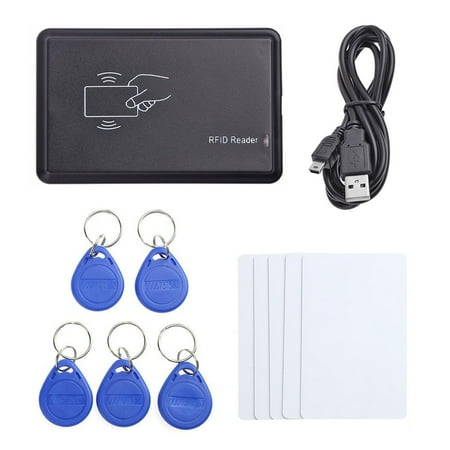 RFID USB Smart Card Reader 125khz Proximity Sensor with ID Cards Free Drive