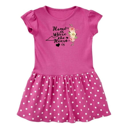 Inktastic Virginia Home is Where The Heart is with Watercolor Floral Gift Toddler Girl Dress
Inktastic Virginia Home is Where The Heart is with Watercolor Floral Gift Toddler Girl Dress