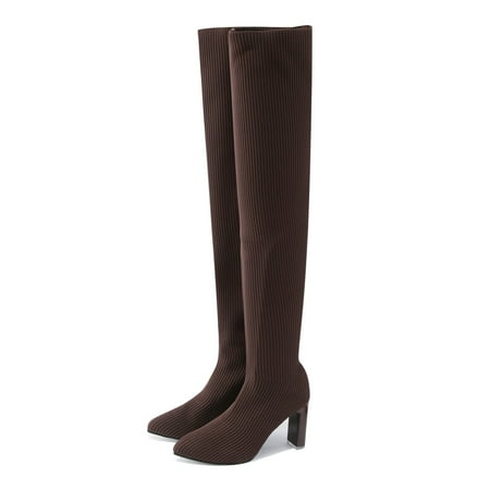 Gubotare Winter Boots for Women Knee High Boots Comfortable Platform Round-Toe Dressy Casual Classic Daily Winter Boots (Brown 7)
Gubotare Winter Boots for Women Knee High Boots Comfortable Platform Round-Toe Dressy Casual Classic Daily Winter Boots (Brown 7)