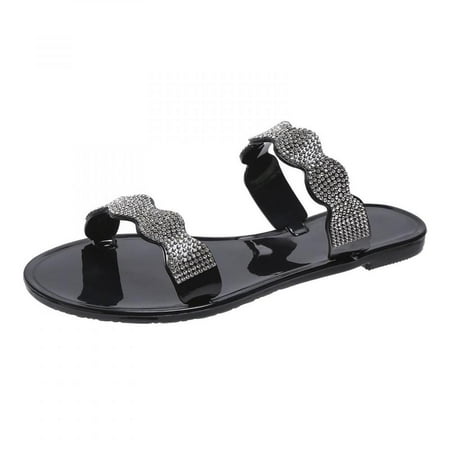 Todqot Slippers for Women- Quick Dry Flat Summer Anti Slip Sandals Women Comfy Beach Slippers Black 41
Todqot Slippers for Women- Quick Dry Flat Summer Anti Slip Sandals Women Comfy Beach Slippers Black 41