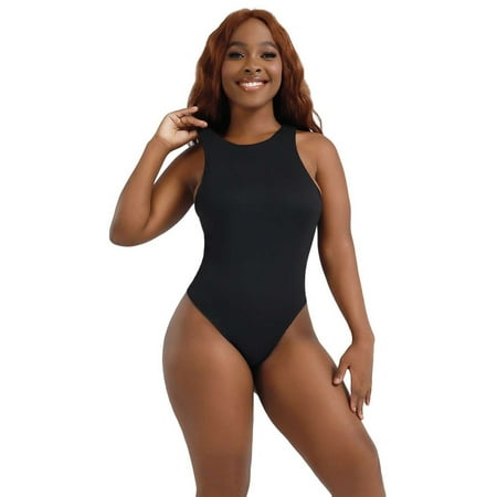 Bodysuit Shapewear for Women Slim Fit Sexy Sleeveless Jumpsuit Solid Color Size S-2XL 2XL Black
Bodysuit Shapewear for Women Slim Fit Sexy Sleeveless Jumpsuit Solid Color Size S-2XL 2XL Black