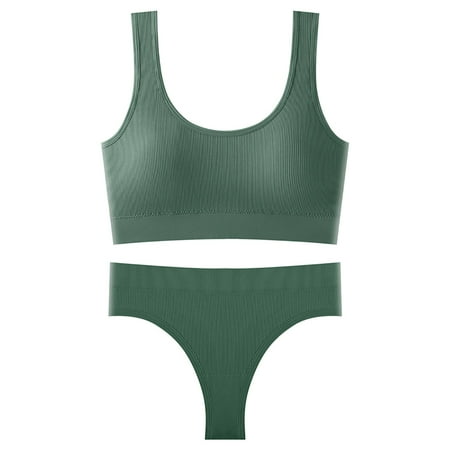 uikmnh Bras for Women Women 2 Piece U Neck With Padded Bra Sling Lingerie Vest And Thong Panties Set
uikmnh Bras for Women Women 2 Piece U Neck With Padded Bra Sling Lingerie Vest And Thong Panties Set