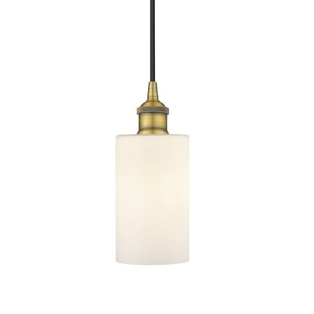 Innovations Lighting 616-1P-10-4 Clymer Pendant Clymer 4 Wide Mini Pendant - White 
Innovations Lighting 616-1P-10-4 Clymer Pendant Clymer 4 Wide Mini Pendant - White