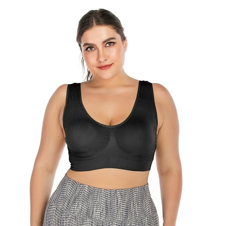 DODOING Women s Padded Sports Bras Medium Support Freedom Seamless Yoga Bra Plus Size 3XL-6XL 2 Pack for Women
DODOING Women s Padded Sports Bras Medium Support Freedom Seamless Yoga Bra Plus Size 3XL-6XL 2 Pack for Women