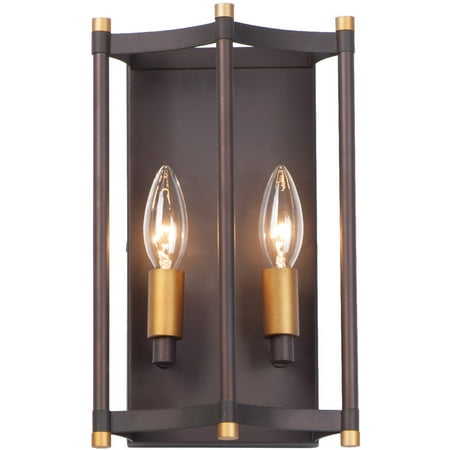 RLA Maxim RL-333776 Wall Sconces Oil Rubbed Bronze and Antique Brass Steel Wellington
RLA Maxim RL-333776 Wall Sconces Oil Rubbed Bronze and Antique Brass Steel Wellington