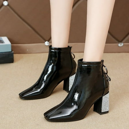 Akiihool Boots for Women Ankle Booties Women s Zipper Booties Stacked Heel Women Snow Boots Winter Shoes Warm Slip On (Black 6.5)
Akiihool Boots for Women Ankle Booties Women s Zipper Booties Stacked Heel Women Snow Boots Winter Shoes Warm Slip On (Black 6.5)