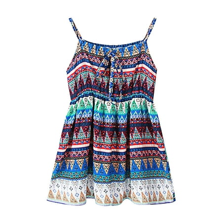 HTGFGMGW Baby Girl Clothes Toddler Kids Girls Floral Bohemian Sleeveless Beach Straps Dress Princess Clothes Baby Girl Gifts Blue
HTGFGMGW Baby Girl Clothes Toddler Kids Girls Floral Bohemian Sleeveless Beach Straps Dress Princess Clothes Baby Girl Gifts Blue
