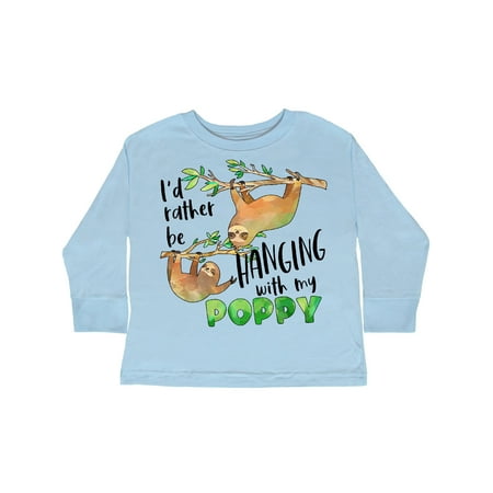 Inktastic Id Rather Be Hanging with my Poppy- Cute Sloths Gift Toddler Boy or Toddler Girl Long Sleeve T-Shirt
Inktastic Id Rather Be Hanging with my Poppy- Cute Sloths Gift Toddler Boy or Toddler Girl Long Sleeve T-Shirt