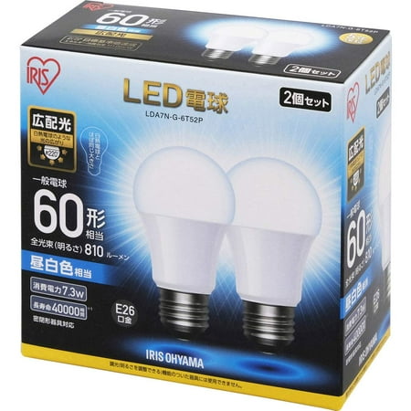 IRIS LED Bulb E26 Wide Light Distribution 60 Shape Equivalent Daylight White Set of 2 LDA7NG6T52P
IRIS LED Bulb E26 Wide Light Distribution 60 Shape Equivalent Daylight White Set of 2 LDA7NG6T52P
