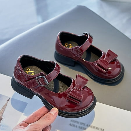 NECHOLOGY Girl Shoes Girls Small Leather Shoes Single Shoes Princess Shoes Sandals Flower Bow Shoelaces Shoes for Girls Color 6 Years
NECHOLOGY Girl Shoes Girls Small Leather Shoes Single Shoes Princess Shoes Sandals Flower Bow Shoelaces Shoes for Girls Color 6 Years