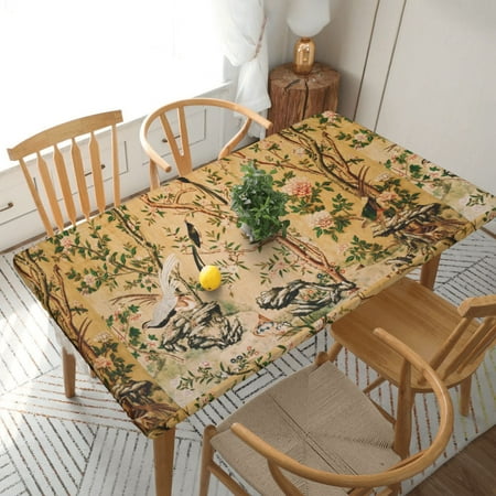 Home Deluxe Tablecloth Bird Waterproof Elastic Rim Edged Table Cover- For Christmas Parties And Picnics 5ft
Home Deluxe Tablecloth Bird Waterproof Elastic Rim Edged Table Cover- For Christmas Parties And Picnics 5ft