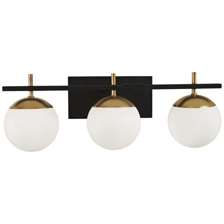 George Kovacs Alluria 24 Black and Gold 3-Light Modern Bath Light
George Kovacs Alluria 24 Black and Gold 3-Light Modern Bath Light