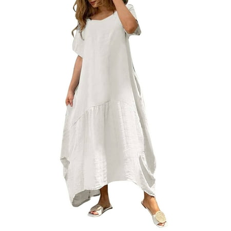 Drawstring dresses for Women Women Round Neck Dress Casual Long Women s off Shoulder Short Sleeve Maternity Casual Maxi Dress
Drawstring dresses for Women Women Round Neck Dress Casual Long Women s off Shoulder Short Sleeve Maternity Casual Maxi Dress