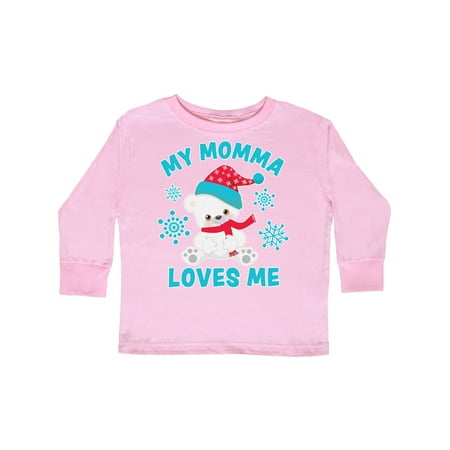 Inktastic Polar Bear My Momma Loves Me in Santa Hat with Snowflakes Gift Toddler Boy or Toddler Girl Long Sleeve T-Shirt
Inktastic Polar Bear My Momma Loves Me in Santa Hat with Snowflakes Gift Toddler Boy or Toddler Girl Long Sleeve T-Shirt