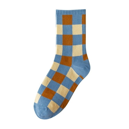Womem Blue Plaid Socks Shallow Mouth Cute Milk Pattern Socks
Womem Blue Plaid Socks Shallow Mouth Cute Milk Pattern Socks