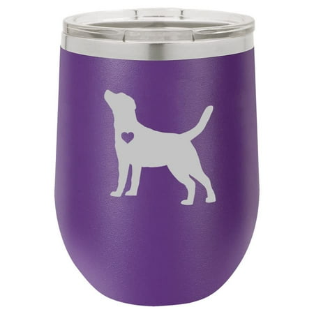 12 oz Double Wall Vacuum Insulated Stainless Steel Stemless Wine Tumbler Glass Coffee Travel Mug With Lid Cute Labrador Retriever With Heart (Purple)
12 oz Double Wall Vacuum Insulated Stainless Steel Stemless Wine Tumbler Glass Coffee Travel Mug With Lid Cute Labrador Retriever With Heart (Purple)