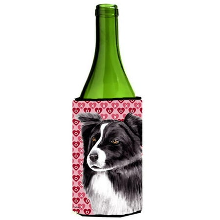 Border Collie Hearts Love Valentines Day Portrait Wine bottle sleeve Hugger 24 oz.
Border Collie Hearts Love Valentines Day Portrait Wine bottle sleeve Hugger 24 oz.