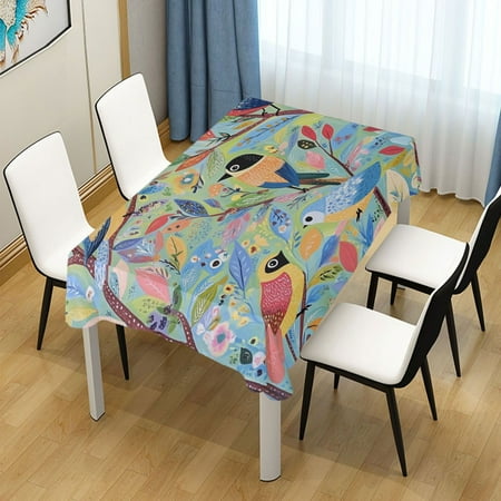 60x90 Inch Tablecloth Polyester Square Tablecloth for Home Kitchen Dinner Decor A Vibrant Birds
60x90 Inch Tablecloth Polyester Square Tablecloth for Home Kitchen Dinner Decor A Vibrant Birds