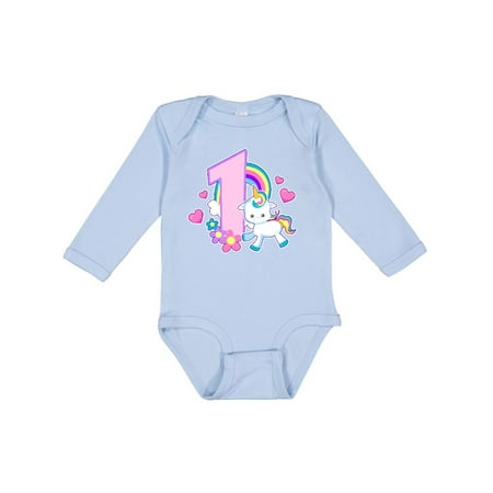 Inktastic I Am 1 Year Old with Unicorn and Hearts Gift Baby Girl Long Sleeve Bodysuit
Inktastic I Am 1 Year Old with Unicorn and Hearts Gift Baby Girl Long Sleeve Bodysuit
