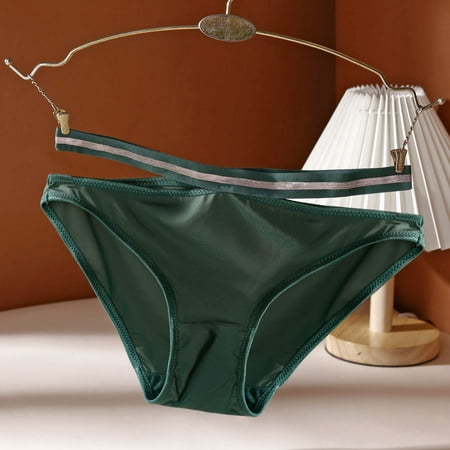 Lingerie For Women Womens Panties Splicing Hollow Out Panties Cotton Hollow Breathable Sports Panties Green
Lingerie For Women Womens Panties Splicing Hollow Out Panties Cotton Hollow Breathable Sports Panties Green