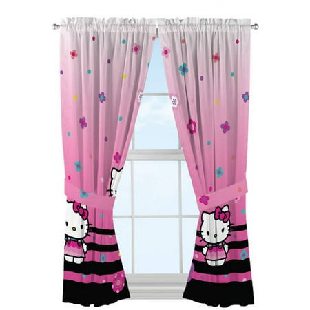 Hello Kitty 'Hello Ombre' Microfiber Window Panels