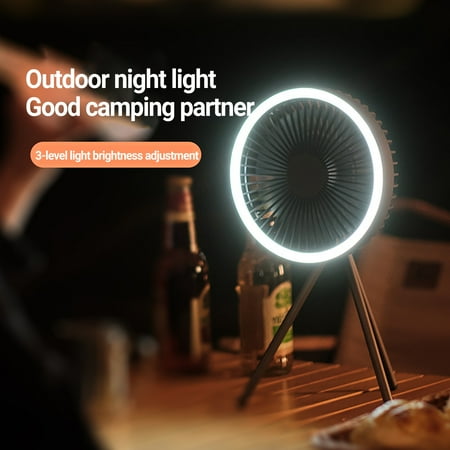 Travelwant Camping Fans for Tents 10400mAh USB Rechargeable Battery Operated Fans with LED Lantern Folding Tripod Cordless Portable Fan
Travelwant Camping Fans for Tents 10400mAh USB Rechargeable Battery Operated Fans with LED Lantern Folding Tripod Cordless Portable Fan