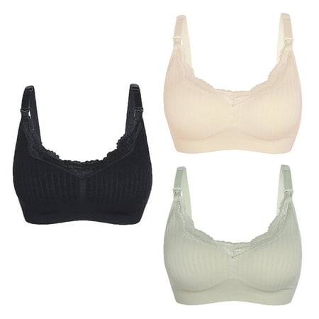 Baywell Women s Sexy Lace Nursing Bra Support Padded Nursing Bralette Breastfeeding Maternity Bras Pack of 3 34-36
Baywell Women s Sexy Lace Nursing Bra Support Padded Nursing Bralette Breastfeeding Maternity Bras Pack of 3 34-36