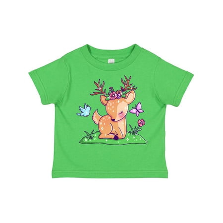 Inktastic Cute Baby Deer with Butterfly Bird and Flowers Gift Toddler Boy or Toddler Girl T-Shirt
Inktastic Cute Baby Deer with Butterfly Bird and Flowers Gift Toddler Boy or Toddler Girl T-Shirt