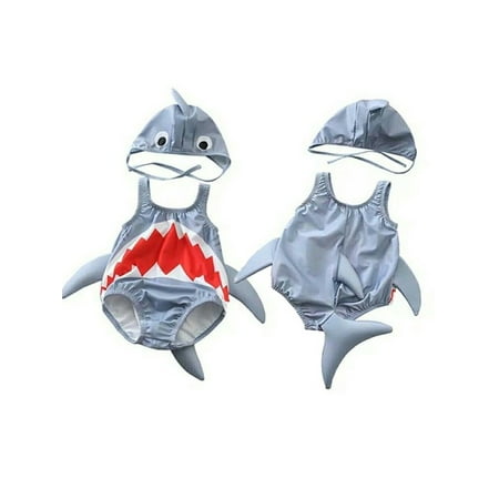 2 Pcs Kids Baby Boy Girl 3D Shark Swimsuits with Hat Rash Guard Swimwear One Piece Bathing Suit
2 Pcs Kids Baby Boy Girl 3D Shark Swimsuits with Hat Rash Guard Swimwear One Piece Bathing Suit