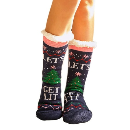 Liveday Women Plush Lining Fuzzy Socks Soft Christmas Slipper Socks Stockings New
Liveday Women Plush Lining Fuzzy Socks Soft Christmas Slipper Socks Stockings New