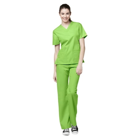 WonderWink Origins Women s Bravo V-Nect Top & Quebec Cargo Pant Scrub Set