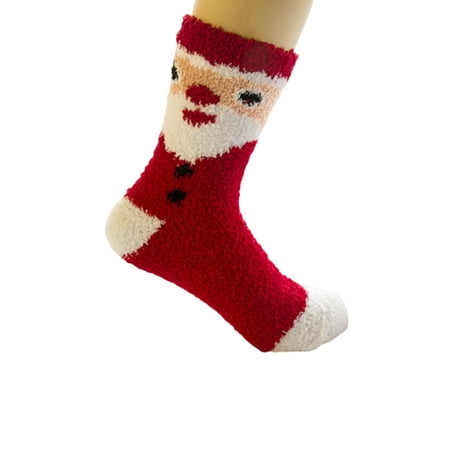 Canis Unisex Christmas Fuzzy Slipper Socks Cartoon Print Coral Fleece Cozy Holiday Sleeping Sock for Women Men
Canis Unisex Christmas Fuzzy Slipper Socks Cartoon Print Coral Fleece Cozy Holiday Sleeping Sock for Women Men