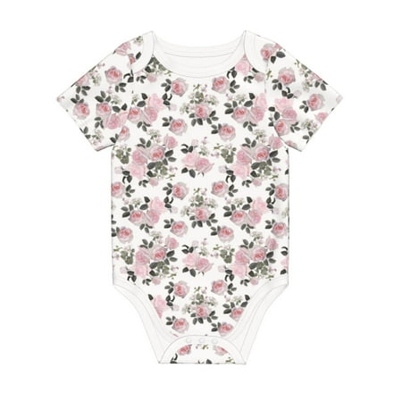 Coaee Rose Flowers for Soft Cotton Baby Short-Sleeve Bodysuit Baby Girls Boys Bodysuit Romper
Coaee Rose Flowers for Soft Cotton Baby Short-Sleeve Bodysuit Baby Girls Boys Bodysuit Romper