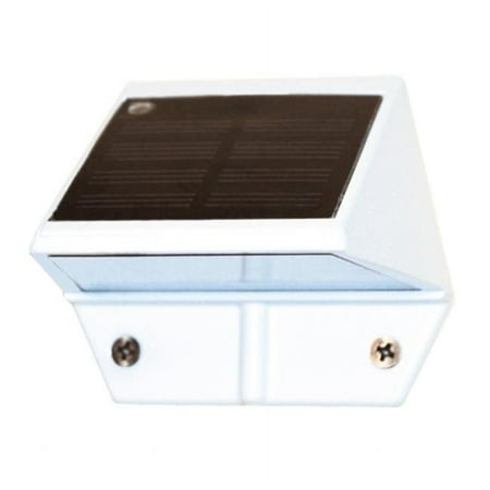 WHITE ALUMINUM DECK and WALL LIGHT