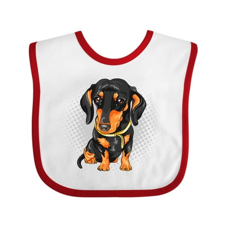 Inktastic Dachshund Dog Gift Idea Gift Baby Boy or Baby Girl Bib