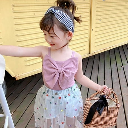 Girls Korean Version of All-match Vest Bow Sweet Pure Color Tops Fashion Soft Breathable Sleeveless Shirts Girls Clothes
Girls Korean Version of All-match Vest Bow Sweet Pure Color Tops Fashion Soft Breathable Sleeveless Shirts Girls Clothes
