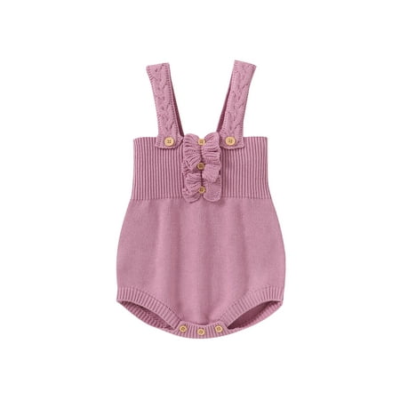 Bagilaanoe Newborn Baby Girl Knit Rompers Sleeveless Bodysuit 3M 6M 12M 18M 24M Infant Ribbed One Piece Jumpsuit
Bagilaanoe Newborn Baby Girl Knit Rompers Sleeveless Bodysuit 3M 6M 12M 18M 24M Infant Ribbed One Piece Jumpsuit