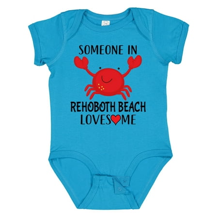 Inktastic Someone in Rehoboth Beach Loves Me Gift Baby Boy or Baby Girl Bodysuit