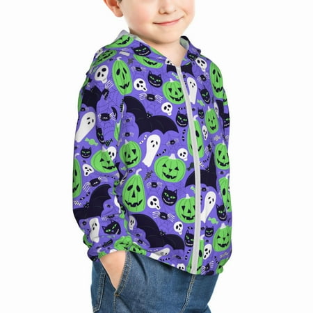 Uemuo Cute Halloween Pattern Rash Guard for Boys Girls Long Sleeve Swim Shirts UPF 50+ UV Sun Protection Hooded Fishing Shirt with Pocket for Kid-3 Years
Uemuo Cute Halloween Pattern Rash Guard for Boys Girls Long Sleeve Swim Shirts UPF 50+ UV Sun Protection Hooded Fishing Shirt with Pocket for Kid-3 Years