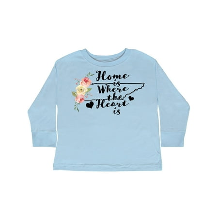 Inktastic Tennessee Home is Where The Heart is with Watercolor Floral Gift Toddler Toddler Girl Long Sleeve T-Shirt
Inktastic Tennessee Home is Where The Heart is with Watercolor Floral Gift Toddler Toddler Girl Long Sleeve T-Shirt