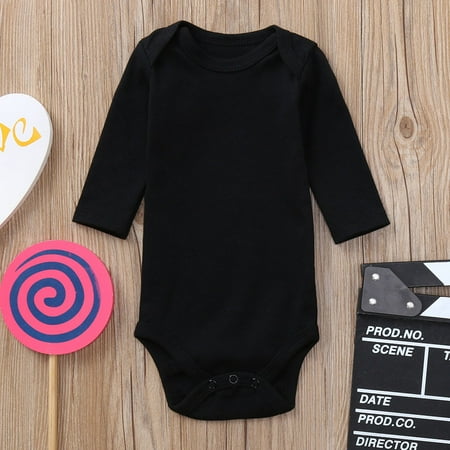 ZXHACSJ Toddler Infant Baby And Boys Solid Romper Newborn Long Sleeves Jumpsuit Black 24M
ZXHACSJ Toddler Infant Baby And Boys Solid Romper Newborn Long Sleeves Jumpsuit Black 24M