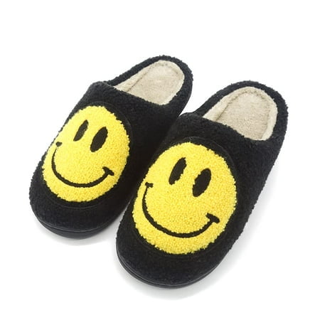 Smiley Face Slippers for Women Men Anti-Slip Soft Plush Comfy Indoor Slippers US 5-6 (38-39)
Smiley Face Slippers for Women Men Anti-Slip Soft Plush Comfy Indoor Slippers US 5-6 (38-39)