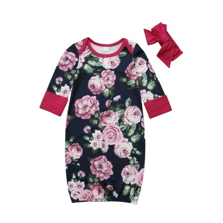 Farrubbyine8 Mother Baby Matching Pajamas Robe Sleepwear Swaddle Wrap Clothes