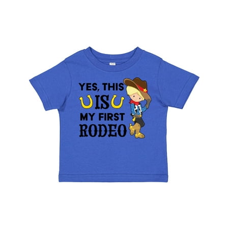 Inktastic Yes This is My First Rodeo- Cowboy in Hat and Boots Gift Toddler Boy Girl T-Shirt
Inktastic Yes This is My First Rodeo- Cowboy in Hat and Boots Gift Toddler Boy Girl T-Shirt