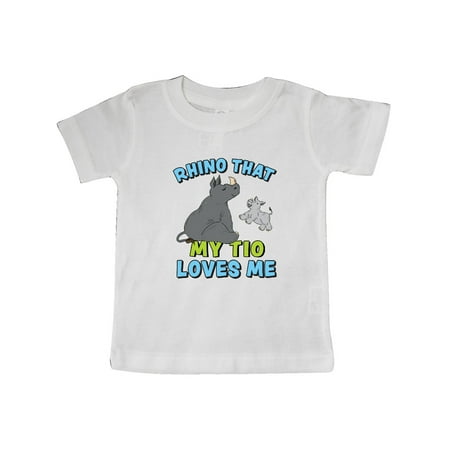 Inktastic Rhino That My Tio Loves Me with Cute Rhinos Gift Baby Boy or Baby Girl T-Shirt
Inktastic Rhino That My Tio Loves Me with Cute Rhinos Gift Baby Boy or Baby Girl T-Shirt