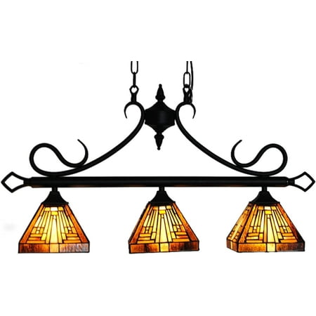 DENEST Stained Glass Chandelier Ceiling Light Pendant Lamp Chandelier Fixture 3-Light
DENEST Stained Glass Chandelier Ceiling Light Pendant Lamp Chandelier Fixture 3-Light
